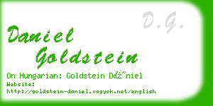 daniel goldstein business card